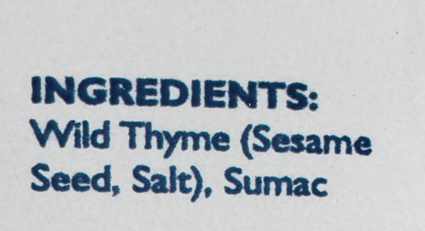 ZA'ATAR SUMAC DRY
