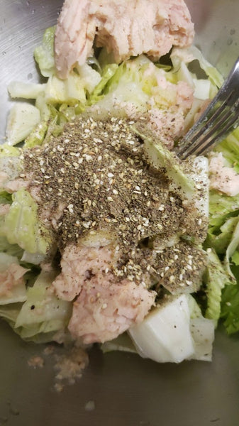 Za'atar Sumac Dry on Tuna Salad